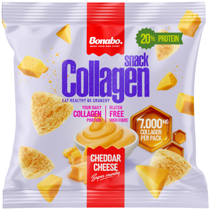 Cheddaros kollagén snack 50g